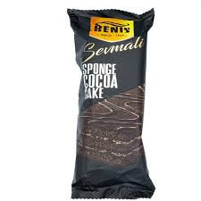 کیک اسفنجی سه لایه کاکائویی با کرم کاکائویی سوملی بنیس ۷۵ گرمی